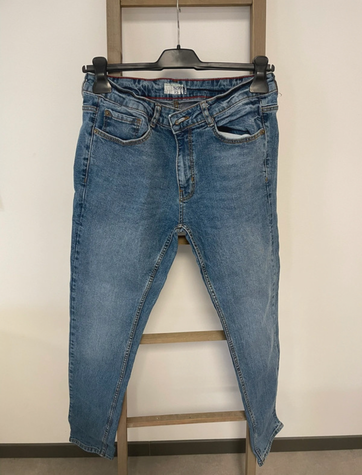 Jean bleu slim, Kiabi, XS