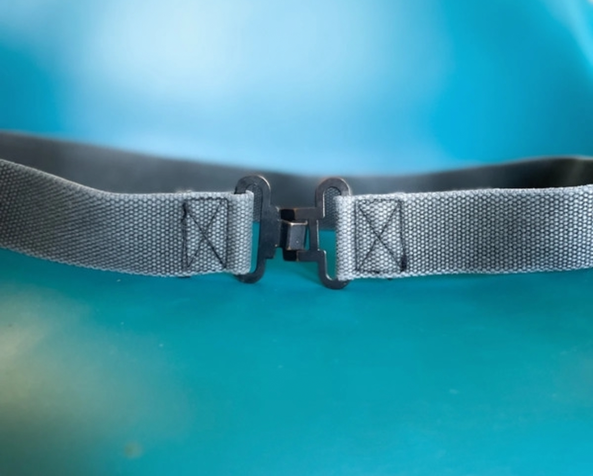 Ceinture gris bleu
