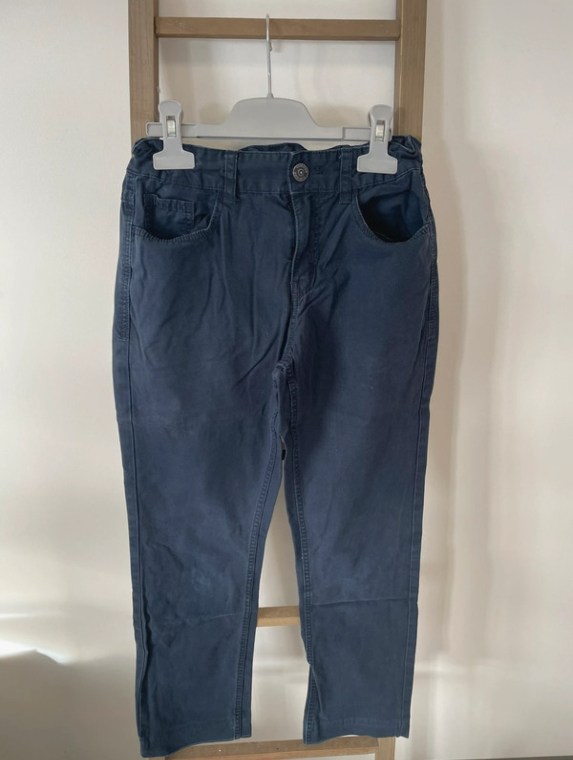 Pantalon bleu marine regular fit, Kiabi, 12 ans