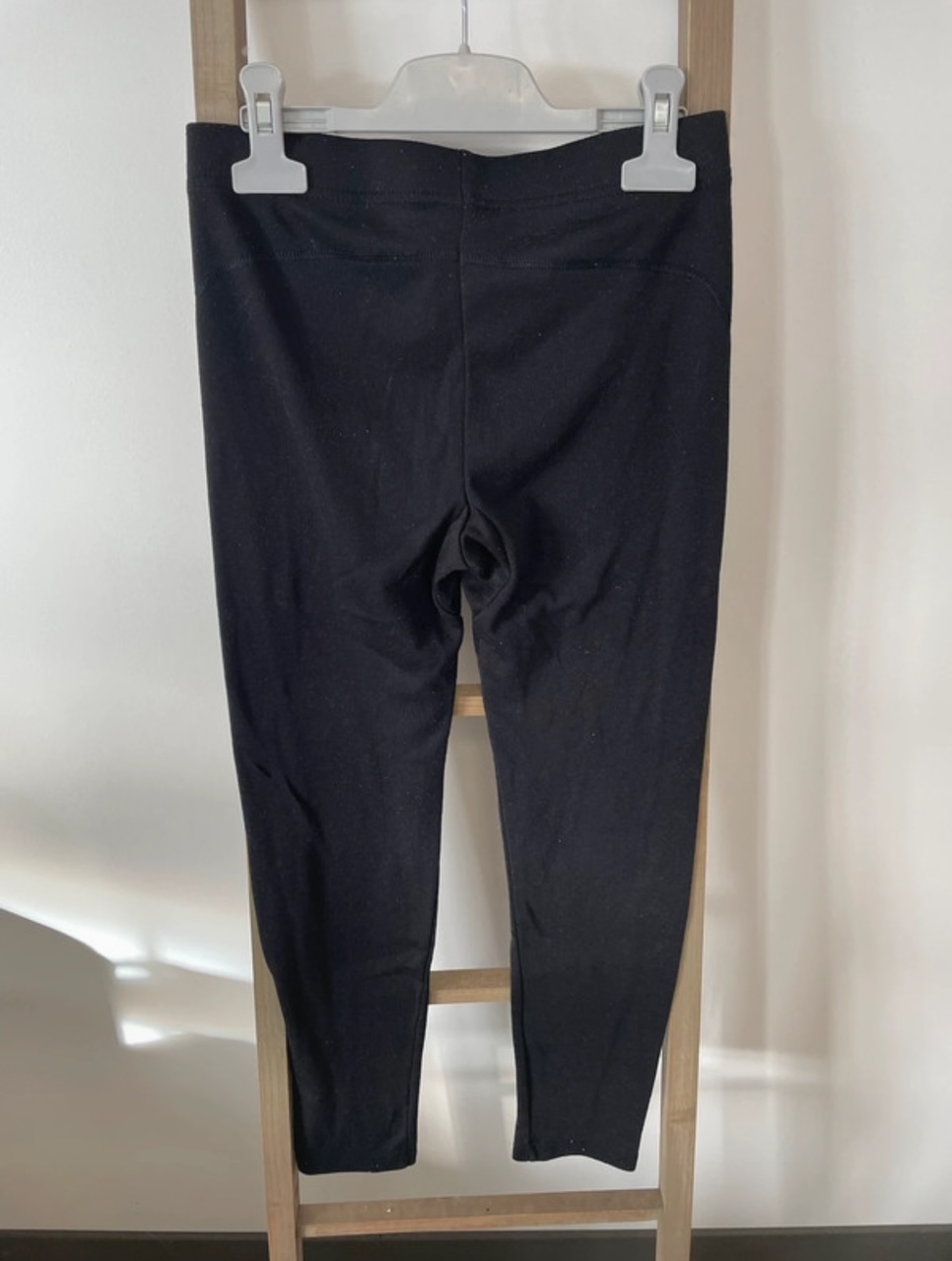 VGIR41 LEGGING NOIR WEDZE 12 ANS DOS