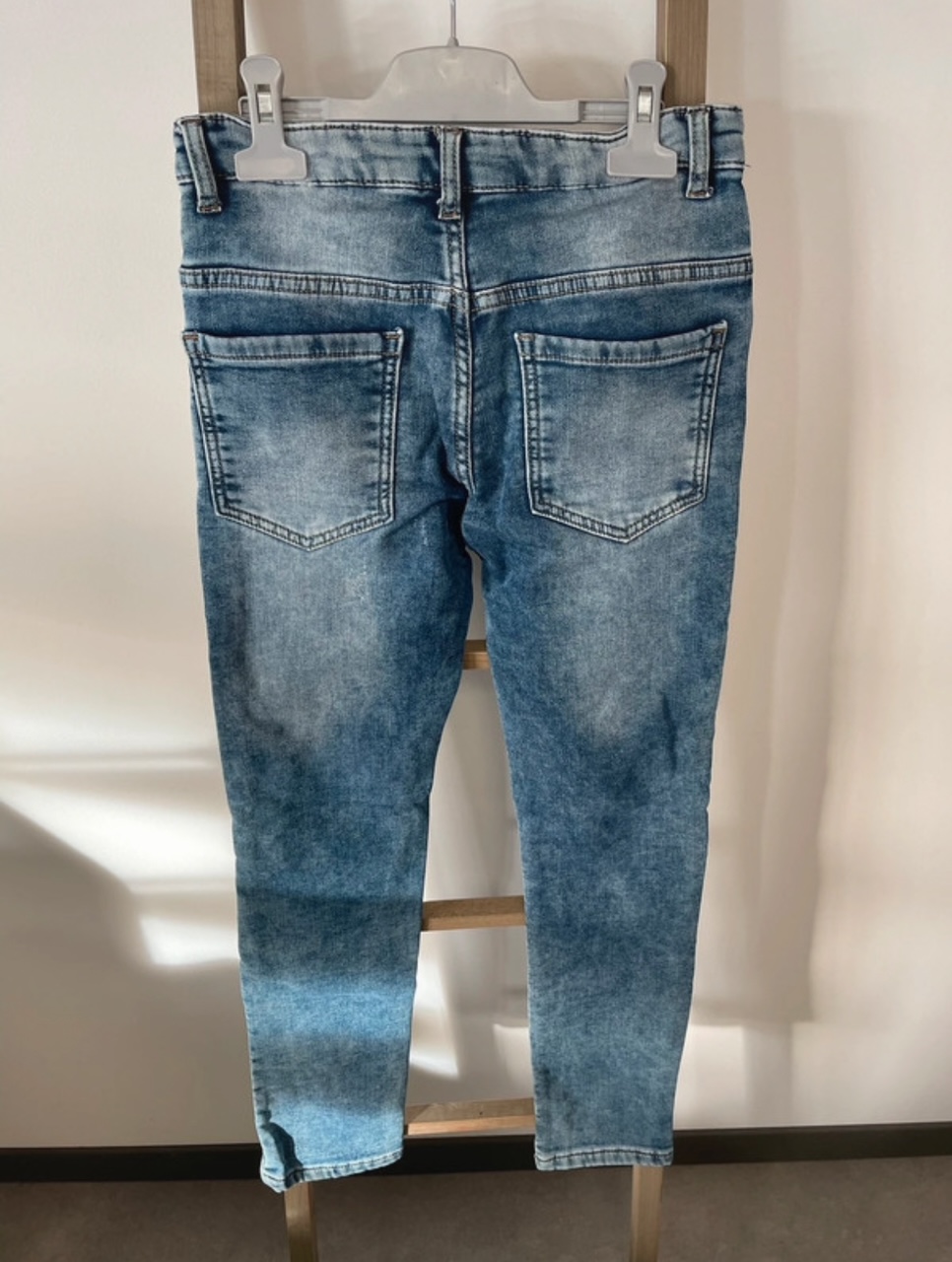 VGIR56 JEAN BLEU CLAIR DELAVE ZEEMAN 158 CMS DOS