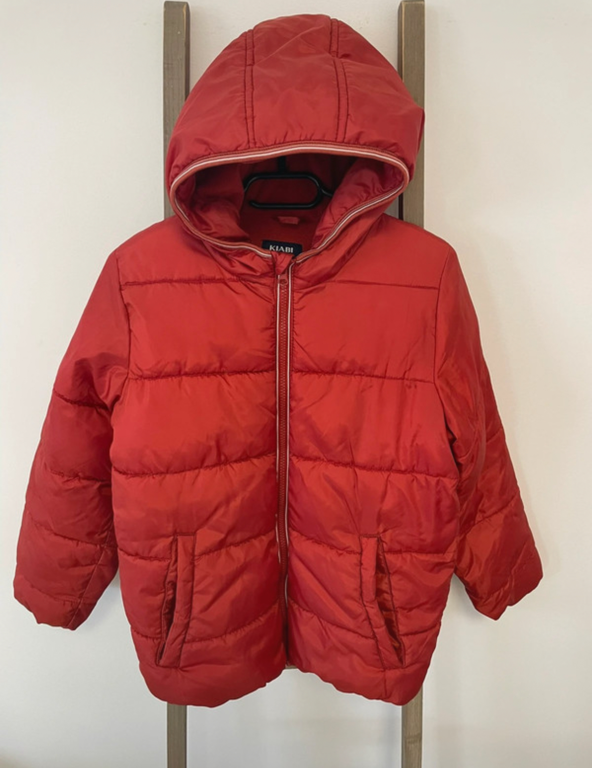 Doudoune rouge, Kiabi, 12 ans