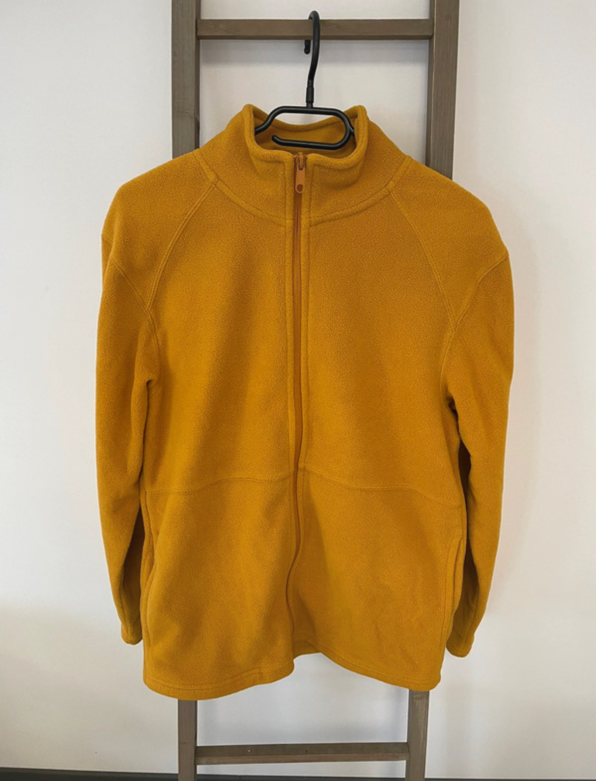 Gilet polaire moutarde, Kiabi, XS