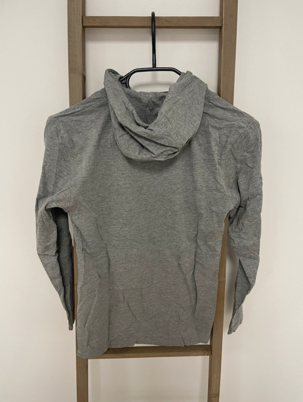 MBLA168 SWEAT A CAPUCHE GRIS KAPORAL 14 ANS DOS