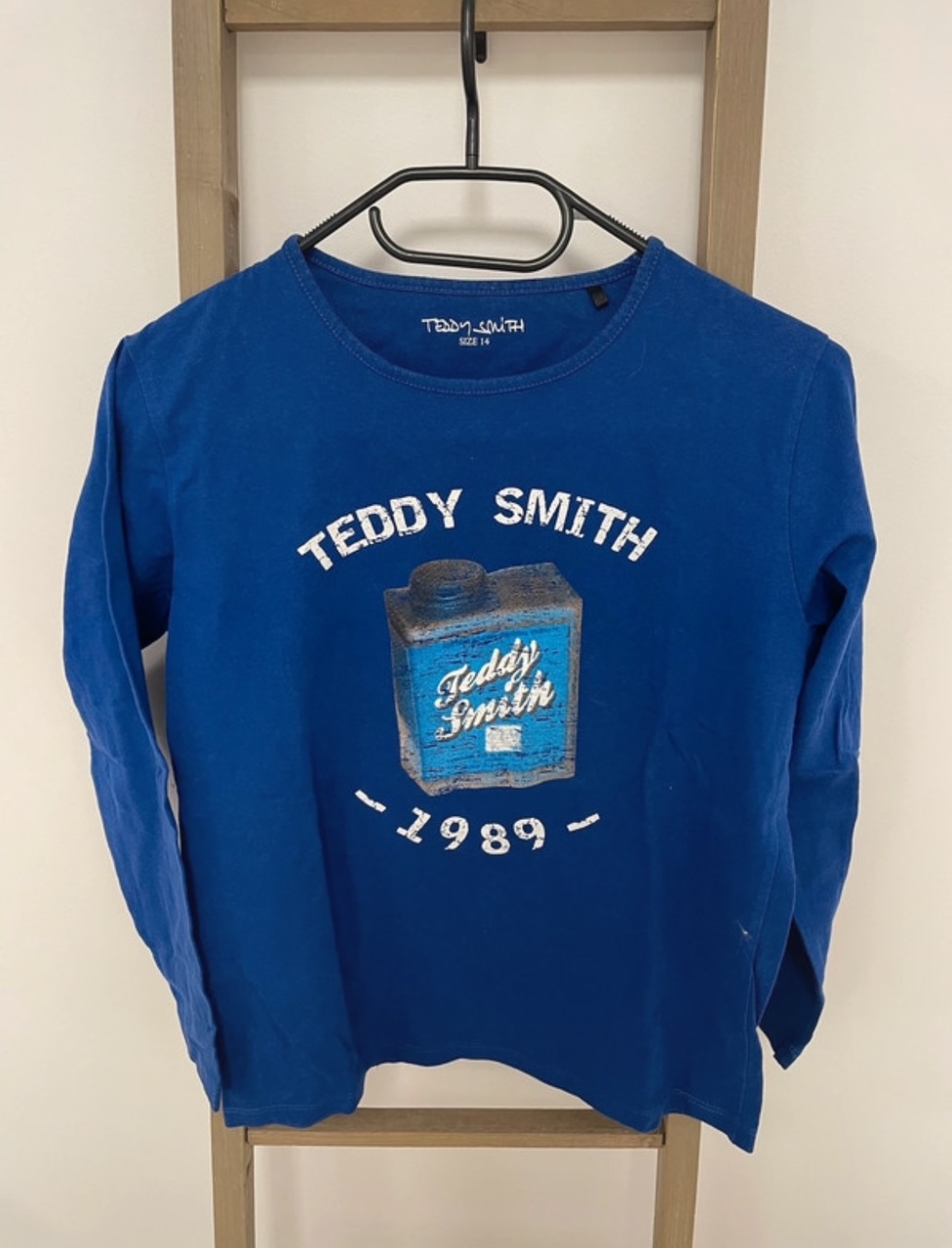Tshirt manches longues bleu, Teddy Smith, 14 ans