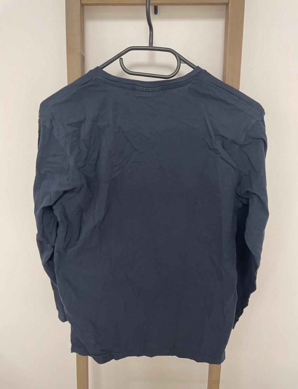MBLA186 TSHIRT BLEU MARINE MANCHES LONGUES KAPORAL 16 ANS DOS