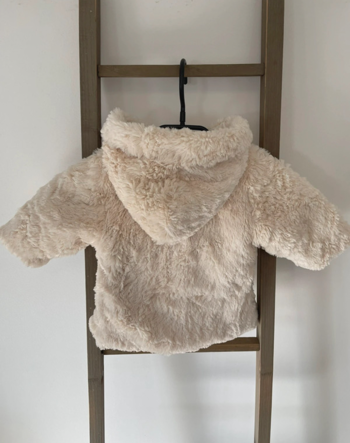 FBER46 veste en fourrure avec capuche, 3 ans, DOS