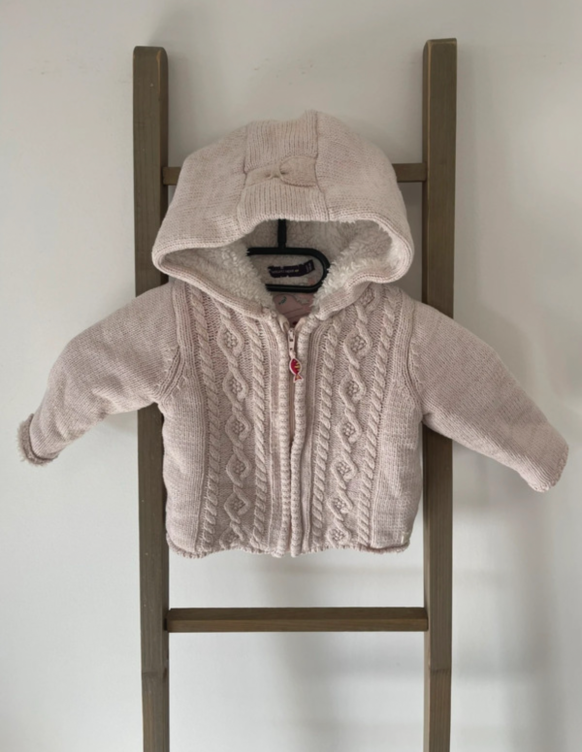 Gilet rose doublure fourrure, Sergent Major, 6 mois