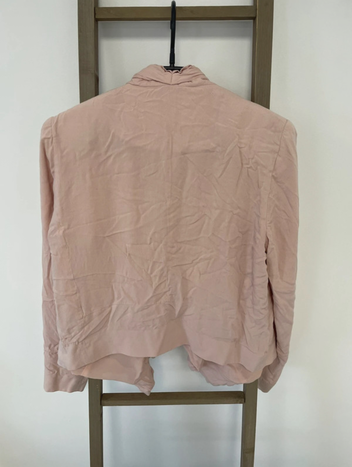 FBER68 veste rose poudrée souple, camaieu, 40, DOS