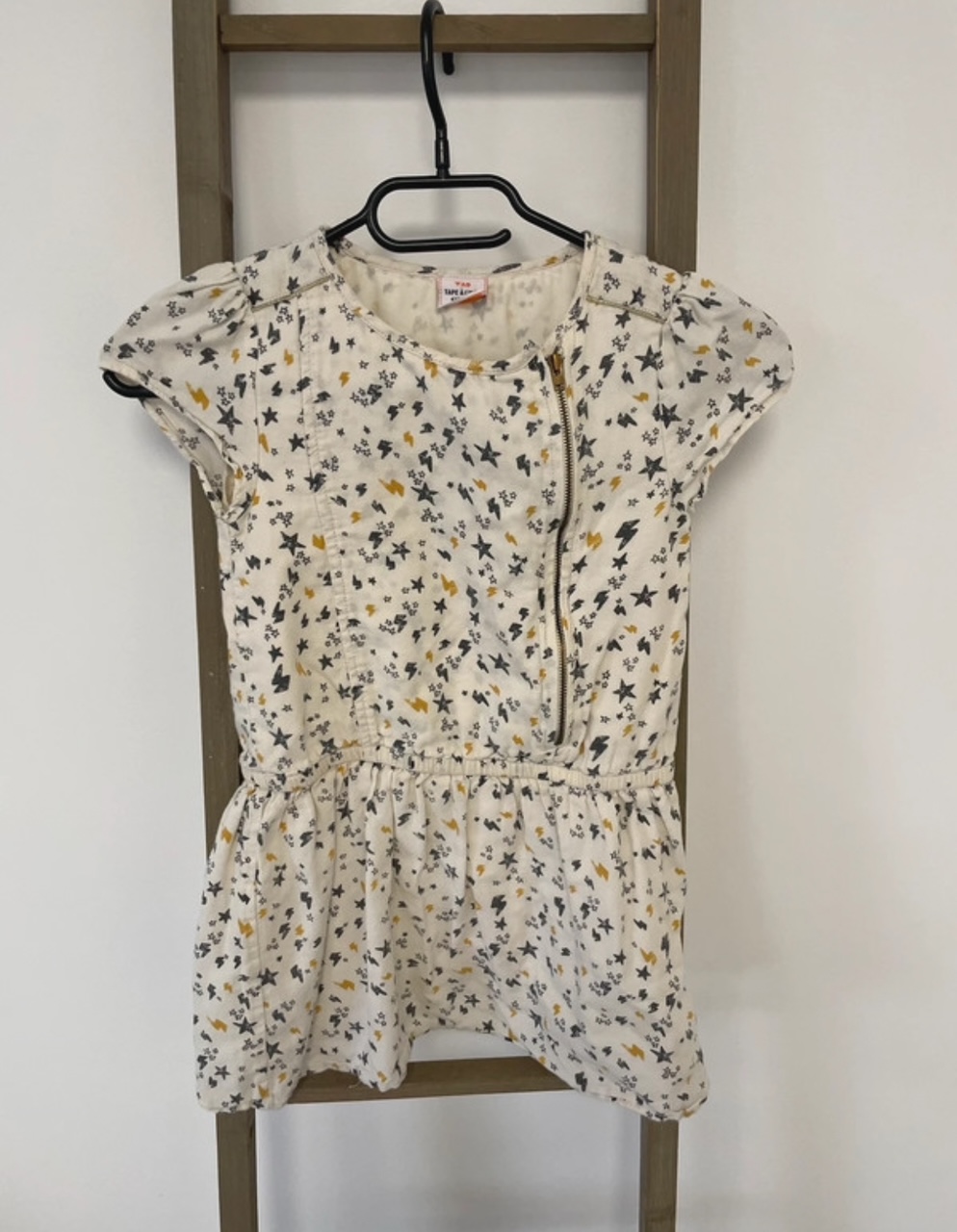 Robe avec zip étoile bleu et jaune,  Tape à l\'oeil, 6 ans