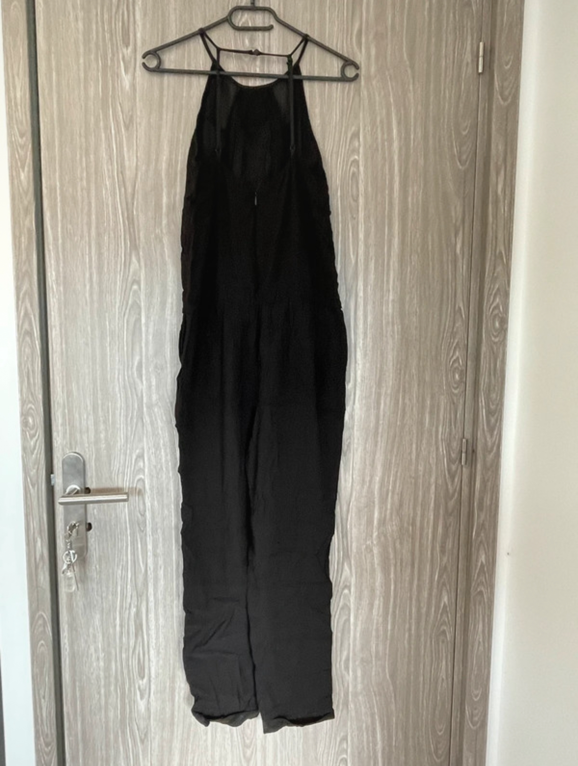 CMEN04 combinaison noire dos nu, sans manche, Promod 36, DOS