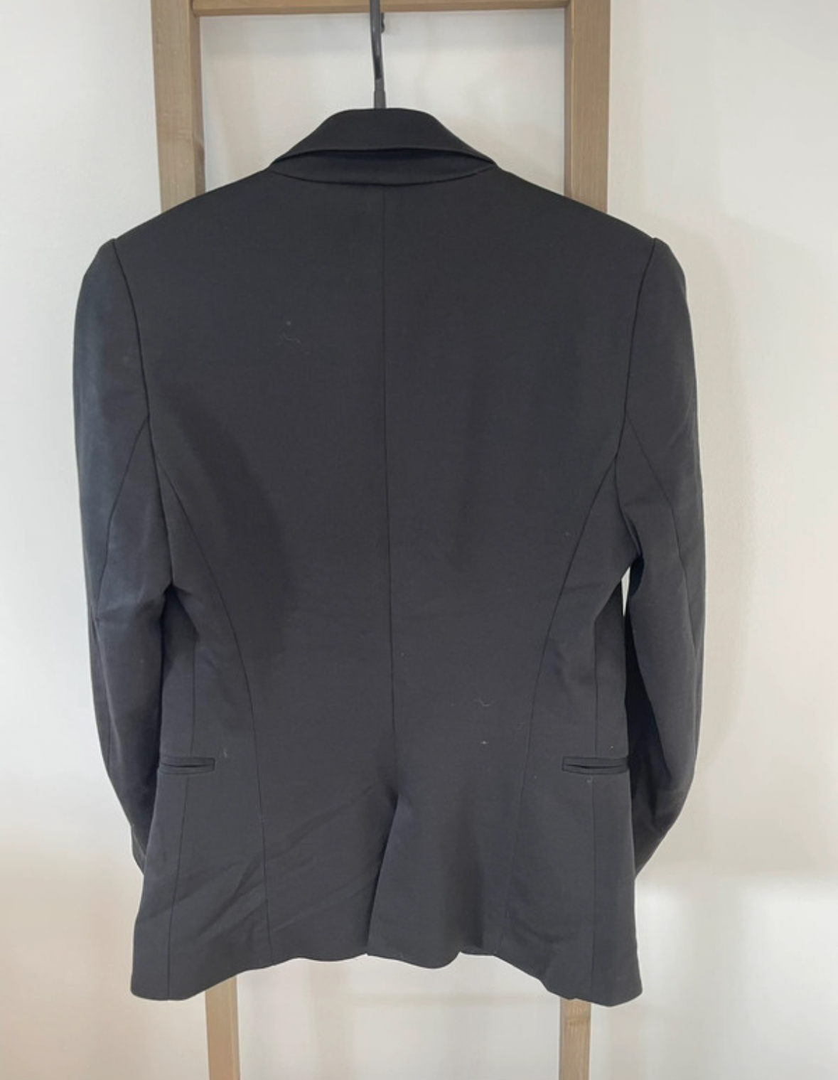 CMEN18 blazer noire femme, jennyfer, DOS