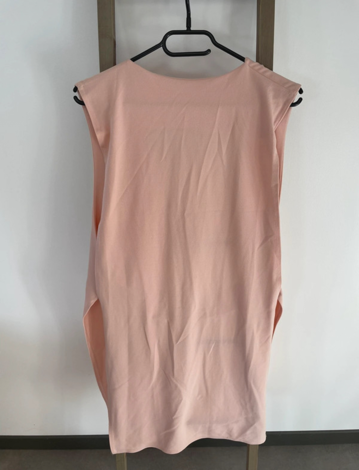 CMEN32 veste rose poudrée sans manche, DOS