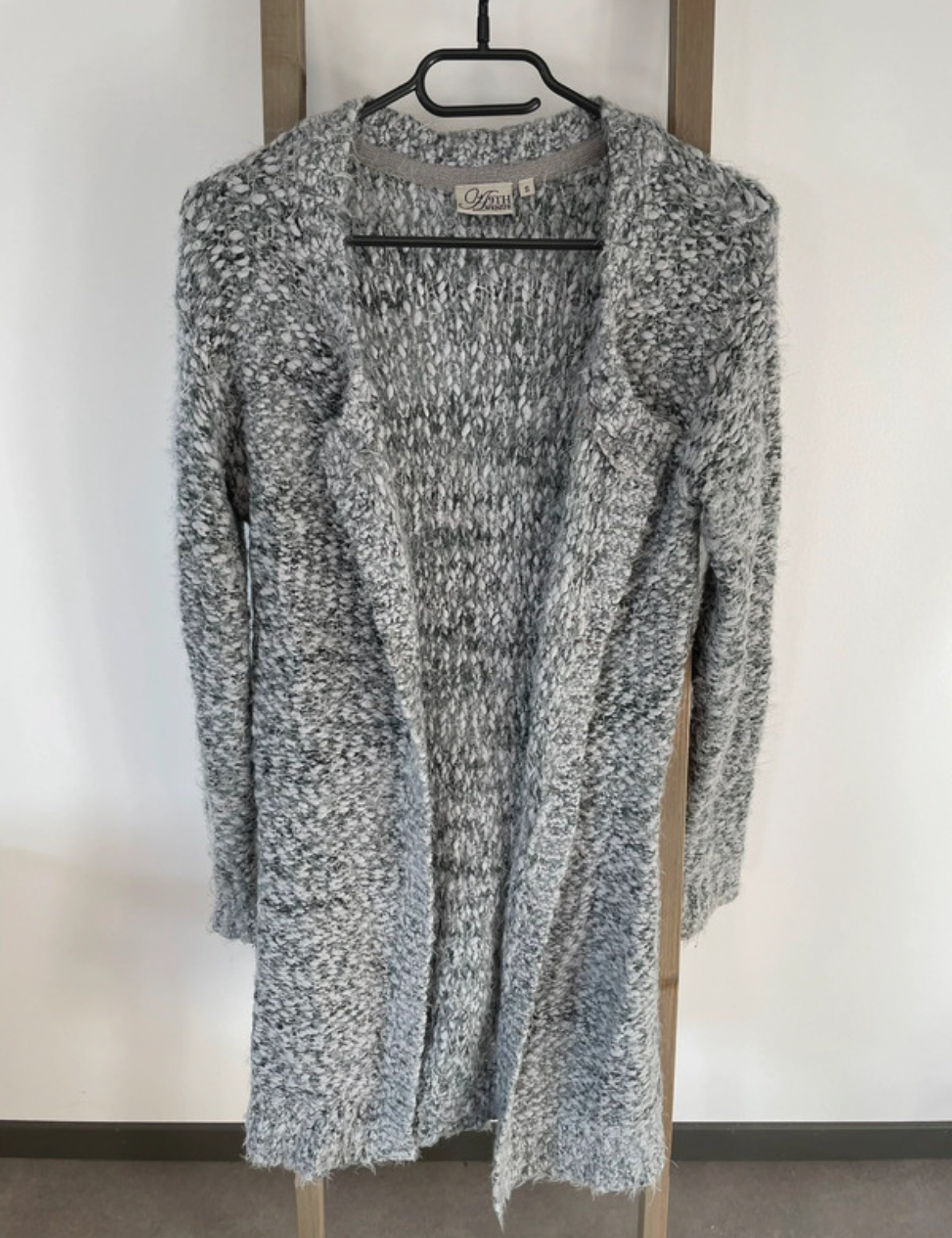 Long gilet gris épais, A9th avenue, S