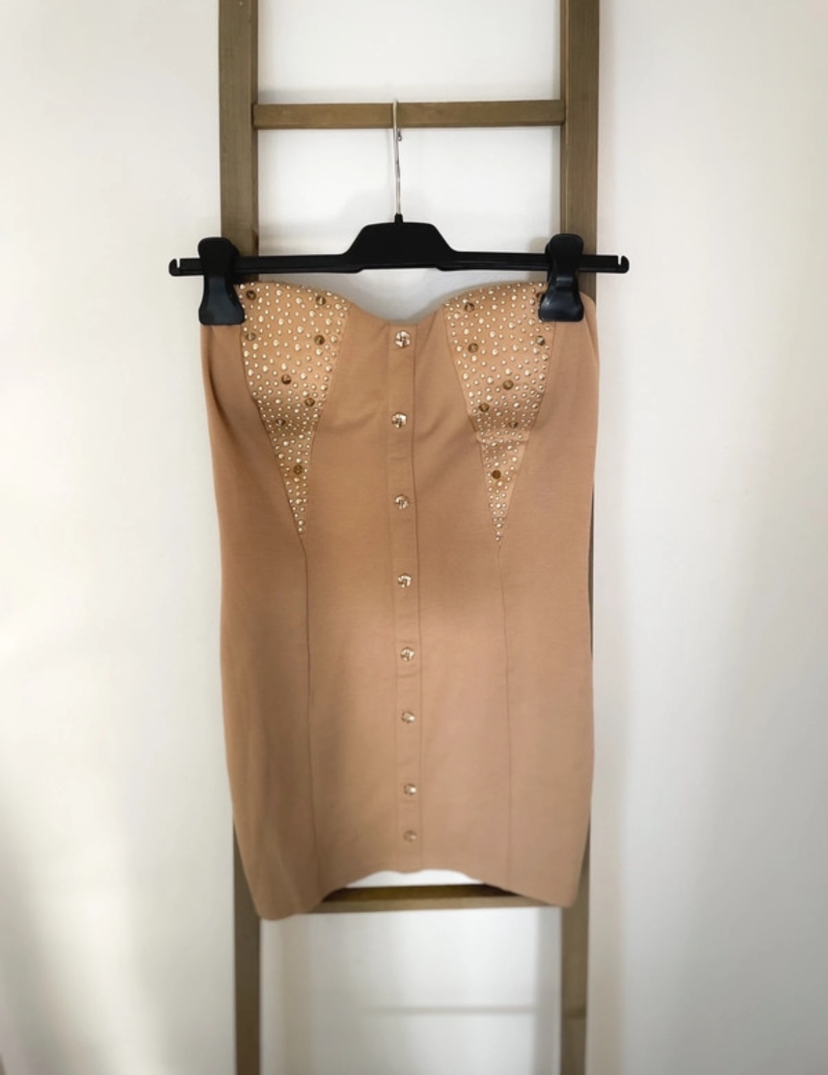 Robe bustier beige, Giorgia, 38