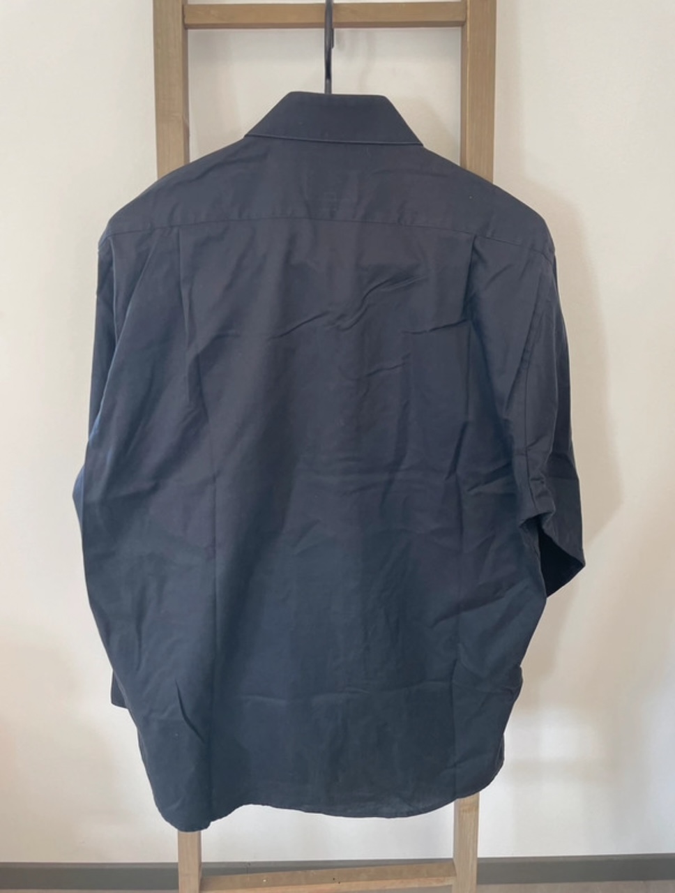 ACOR12 chemise bleu marine et rayures, Olly Gan, DOS