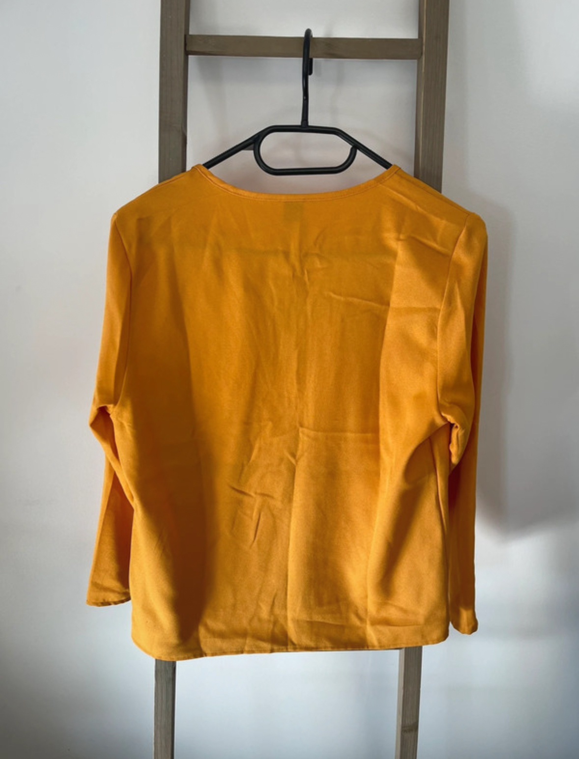 NTRO13 blouse moutarde, shein, xs, DOS
