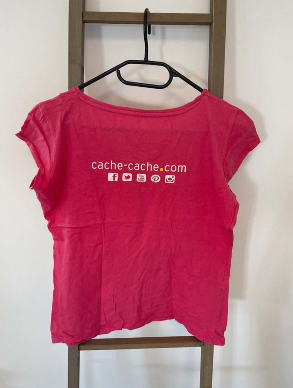 MVAN32 tshirt rose cache cache, t2, DOS