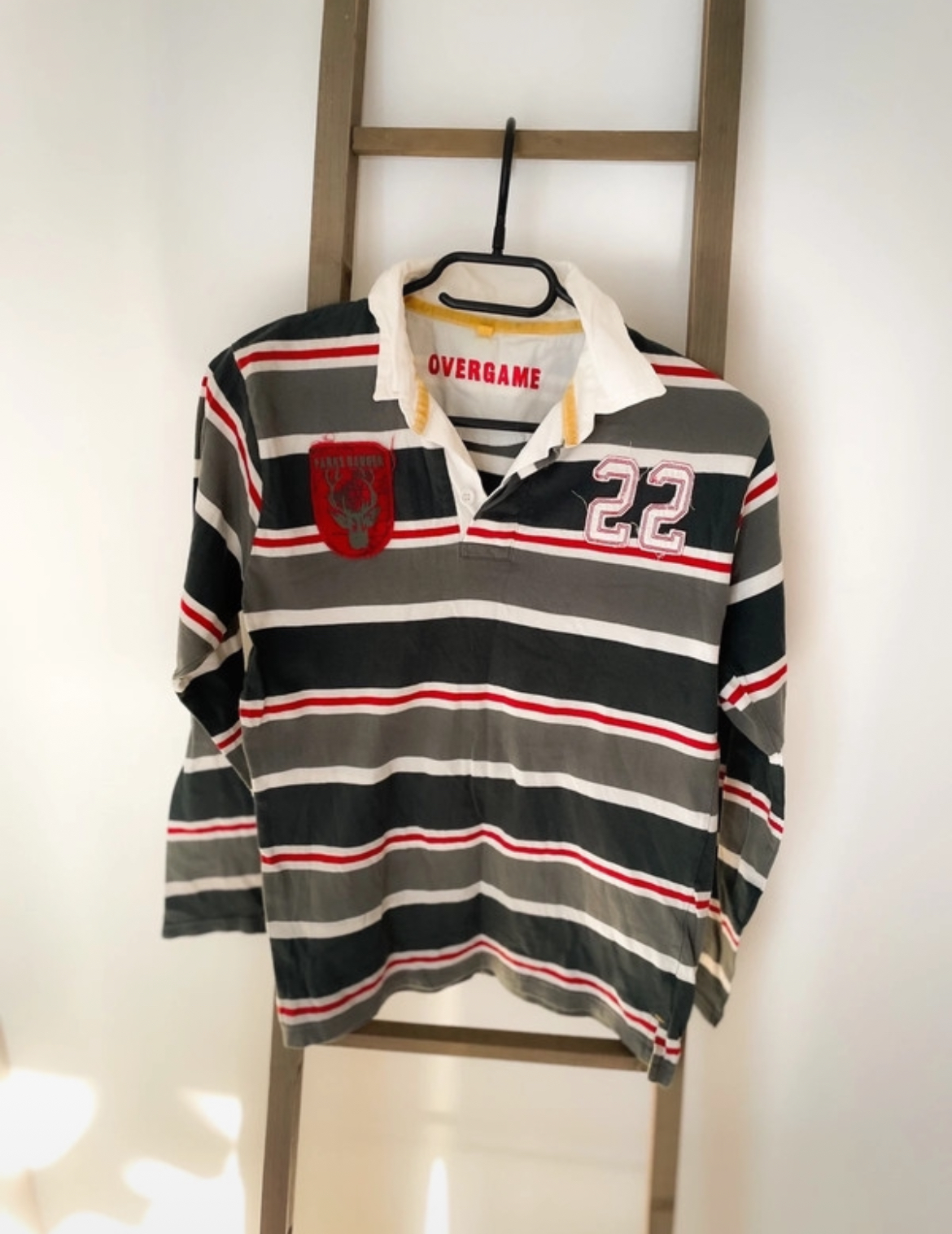 Polo rayé, Overgame, 12 ans