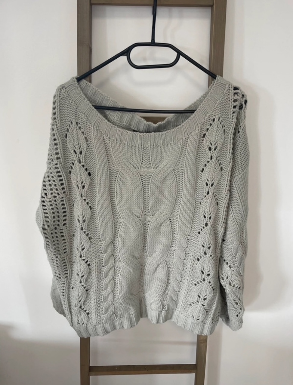 Pull épais gris, Shein, L