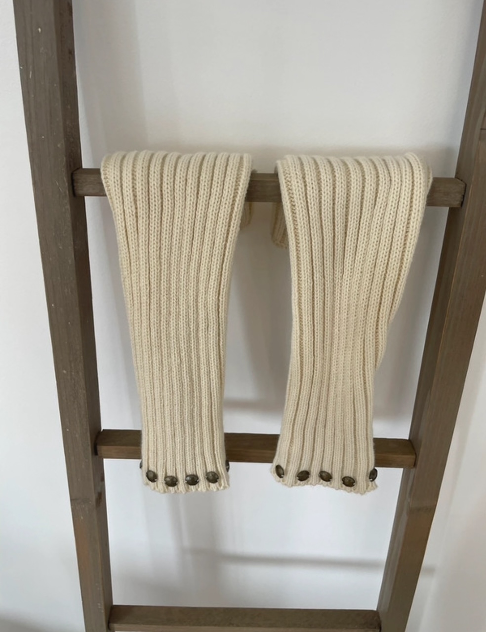 MCAL226 robe pull beige, manchons