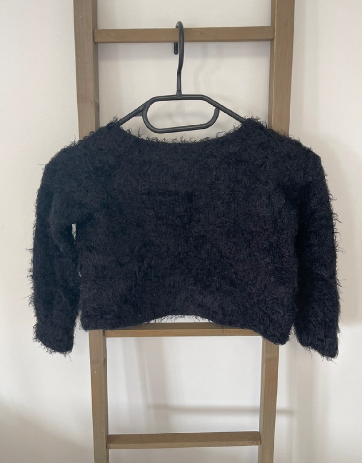 MCAL235 bolero noir à poils, gemo, DOS