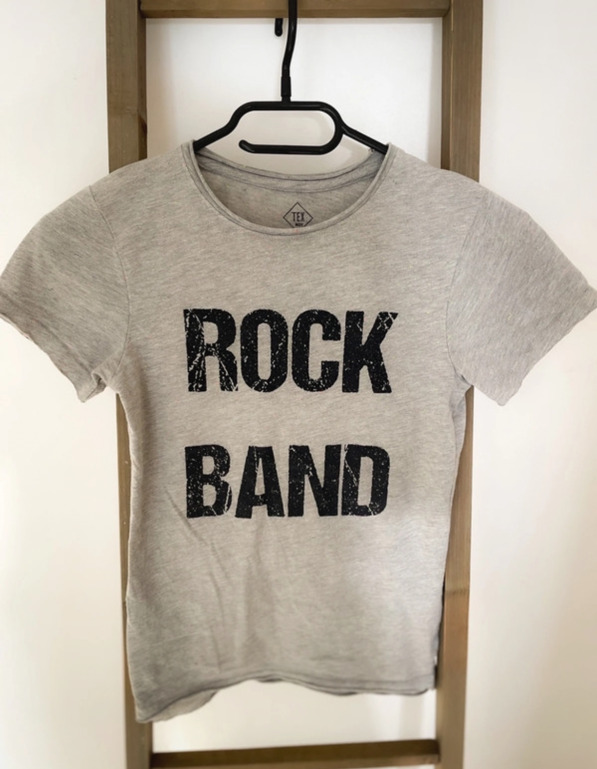 Tshirt Tex gris, 7/8 ans