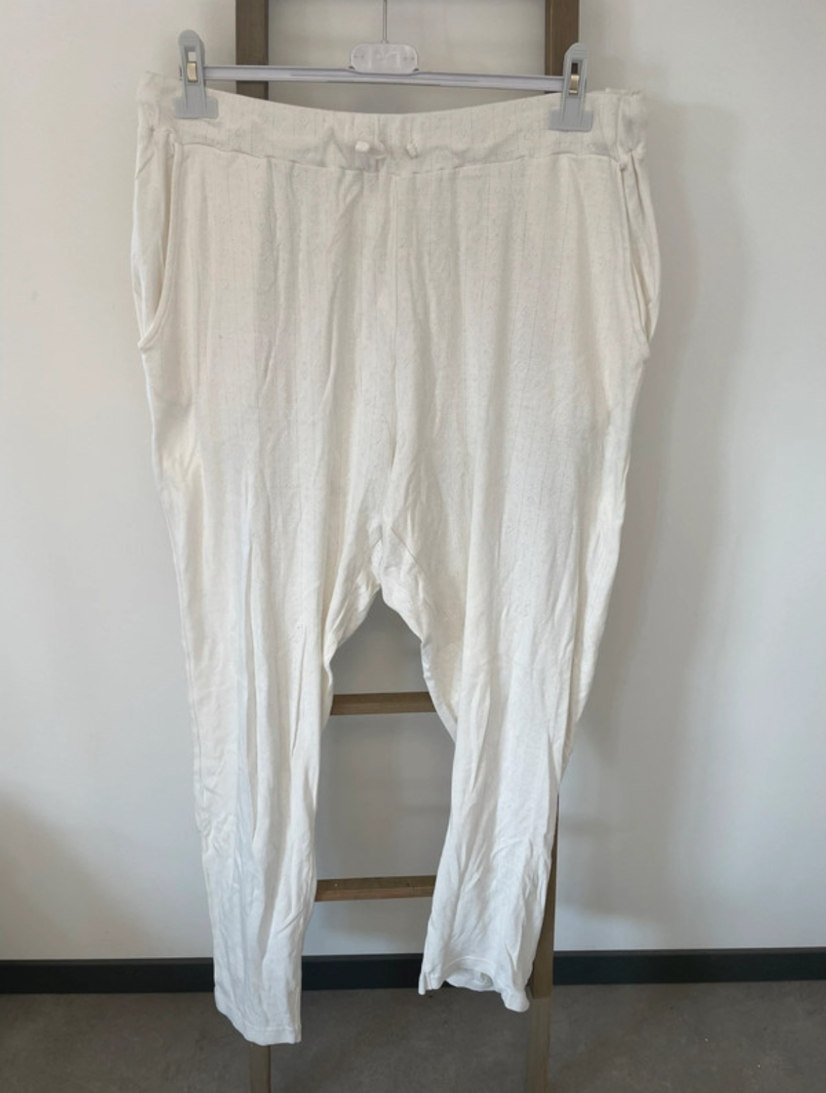 Pantalon de pyjama blanc, Bouchara, T5