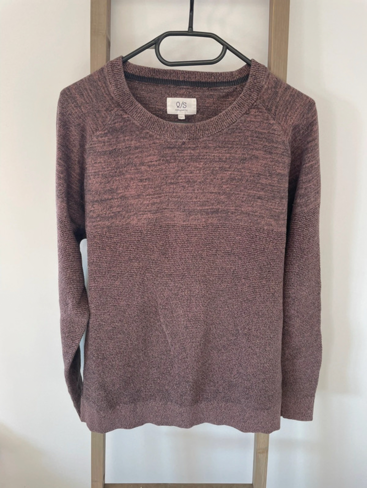 Pull rose marron col rond, Q/S, XXL