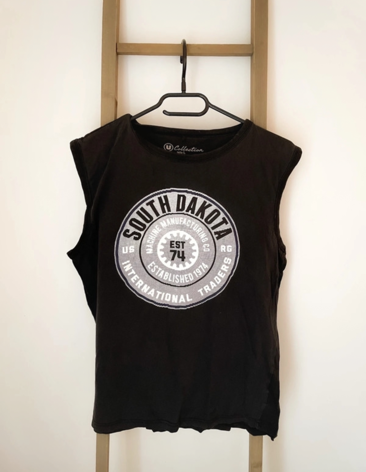 Débardeur noir, U collection, L