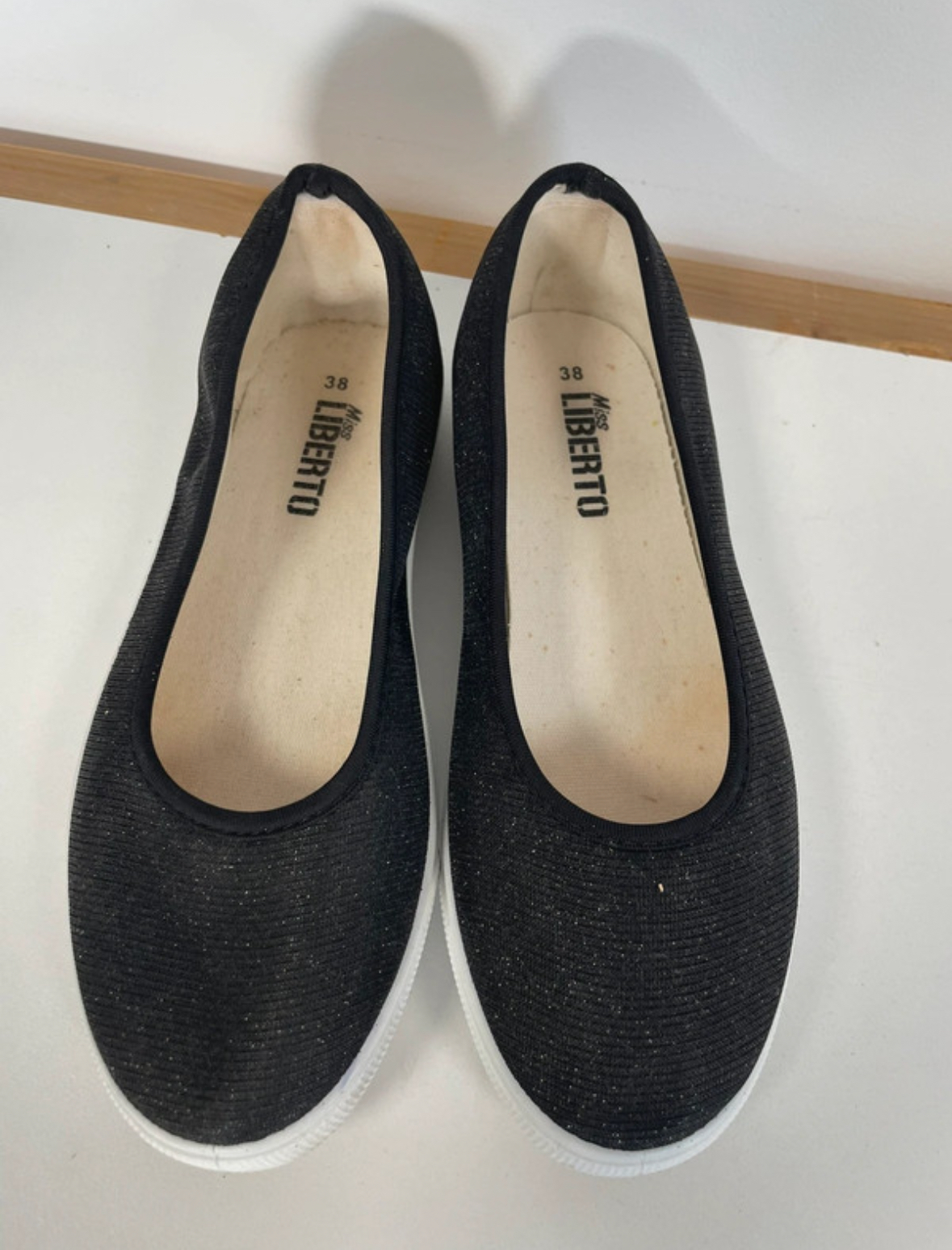 CADD97 ballerines noires a paillettes, miss liberto 2
