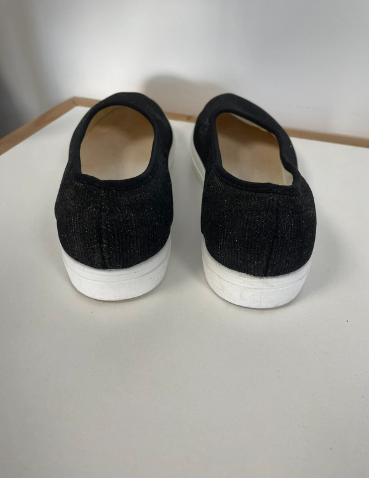 CADD97 ballerine noire a paillette, 4