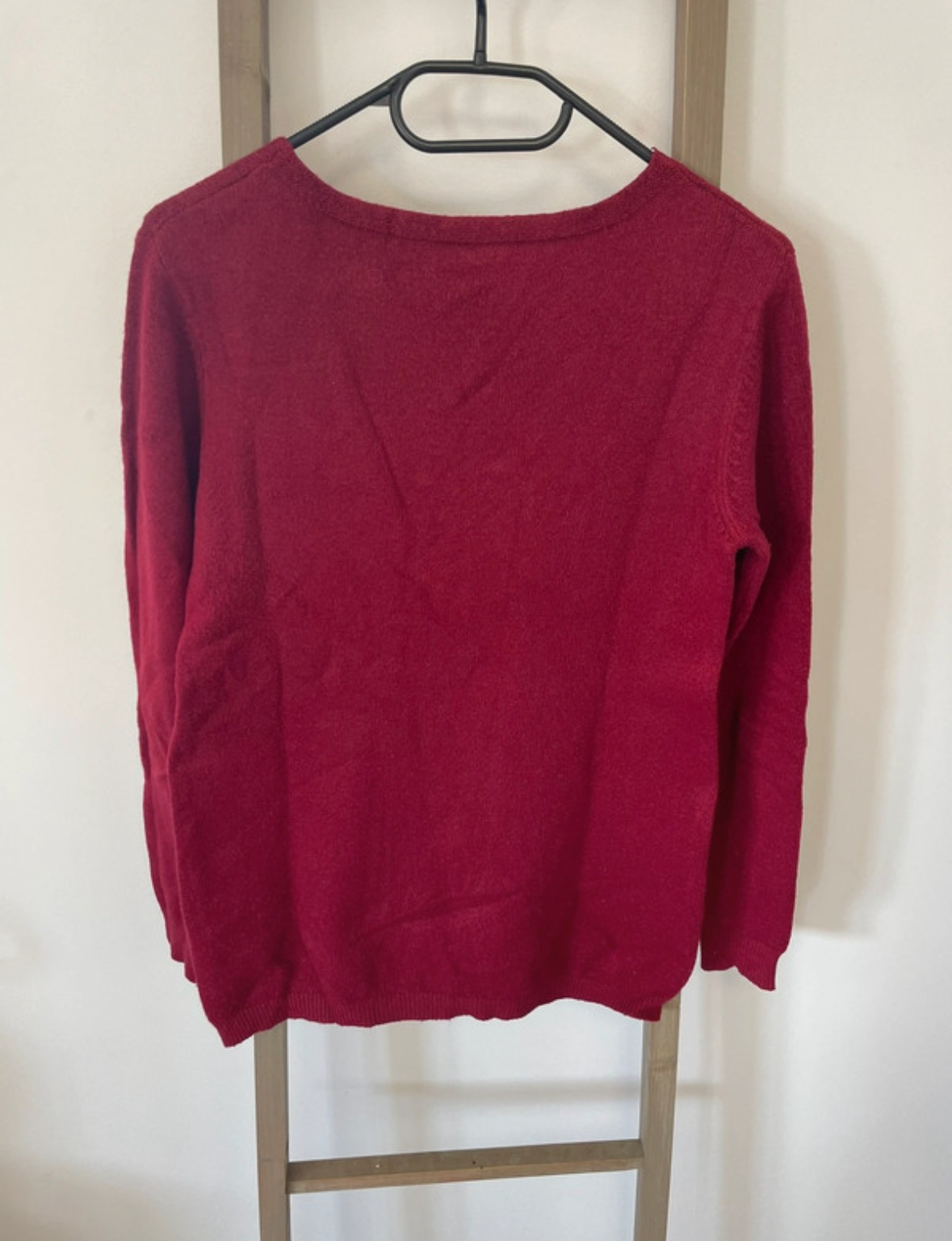 JTAN11 pull bordeaux col rond, DOS