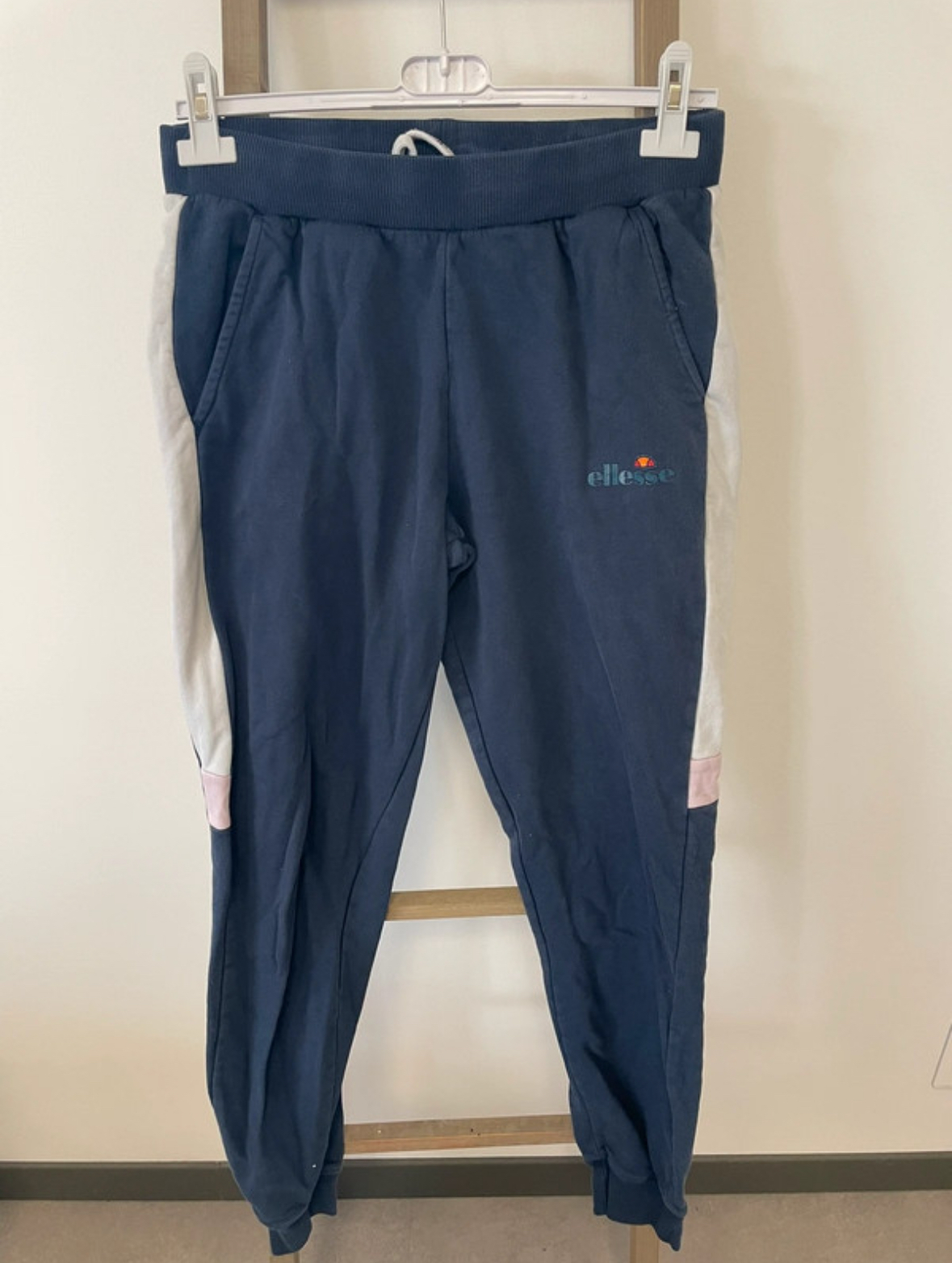 Jogging bleu rose et blanc, Ellesse, 38