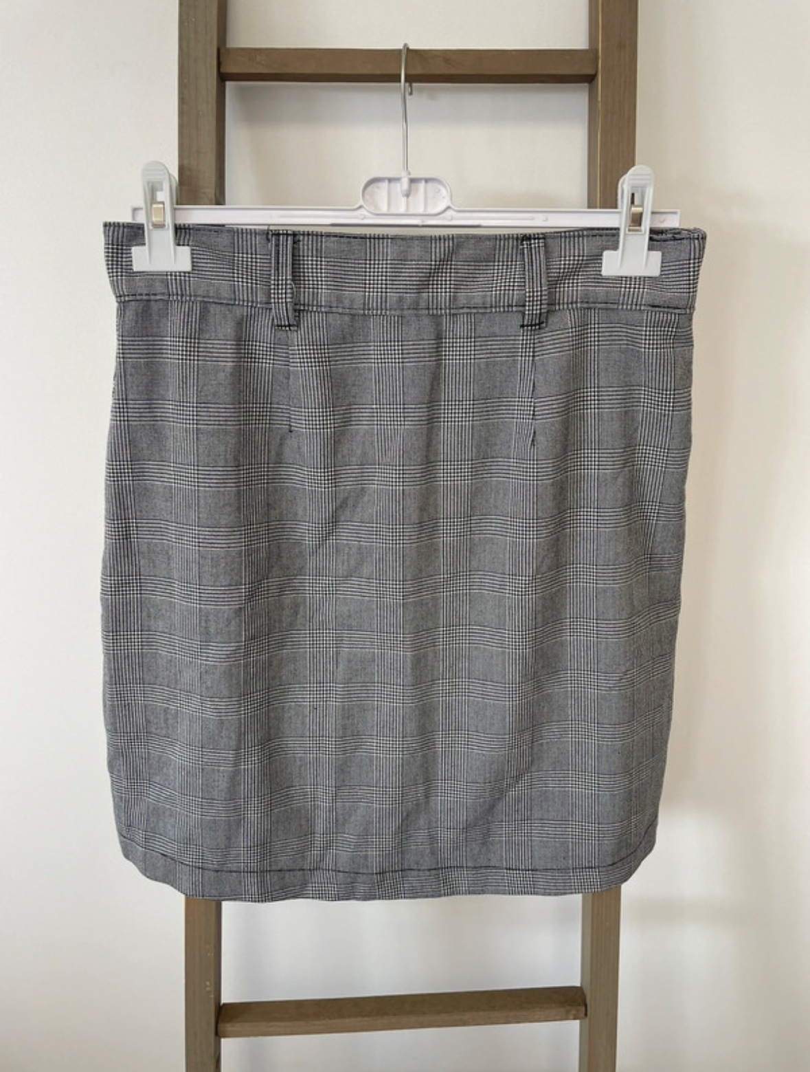 Jupe courte à carreaux droite, chose promise, 40