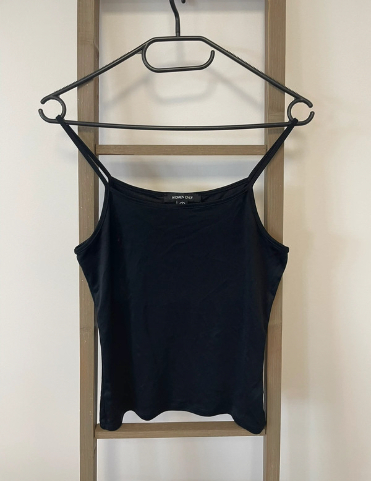 Débardeur noir fines bretelles, Women Only, S