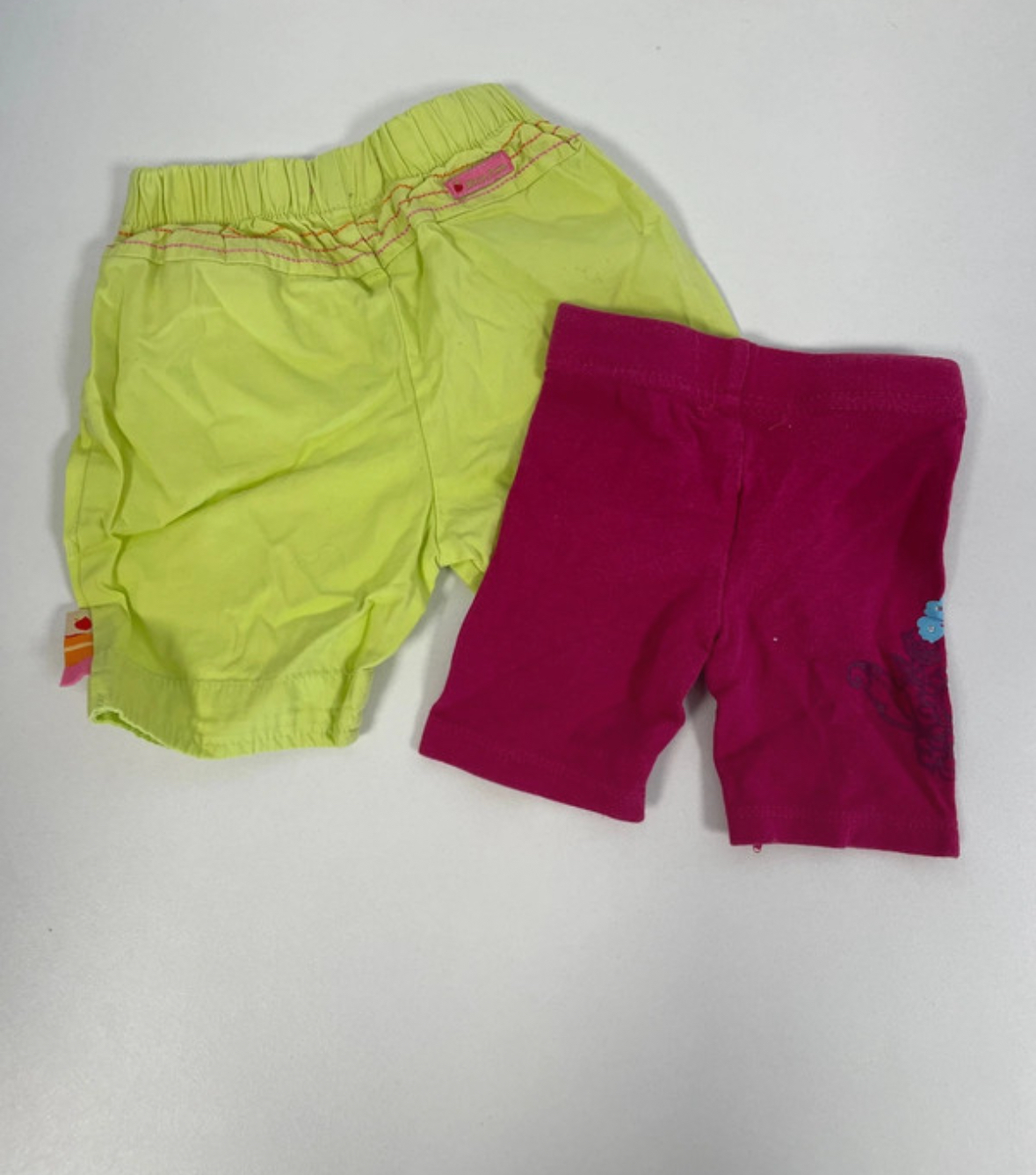 Lot de 2 pantalons fushia et vert, Orchestra, 1 mois