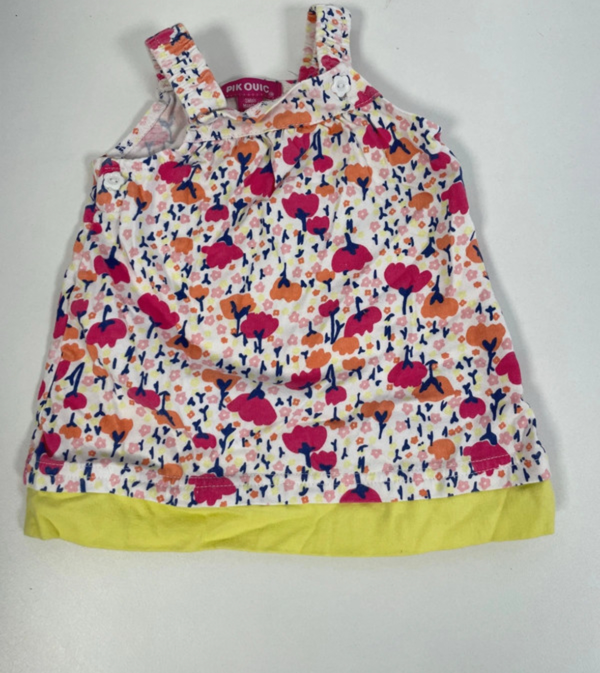 Robe fleurie sans manche, Pik ouic, 3 mois