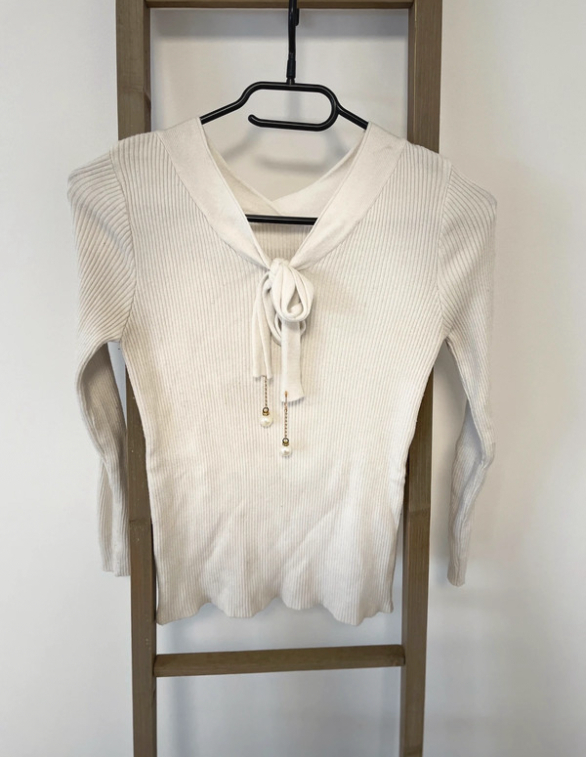 Pull blanc, S/M