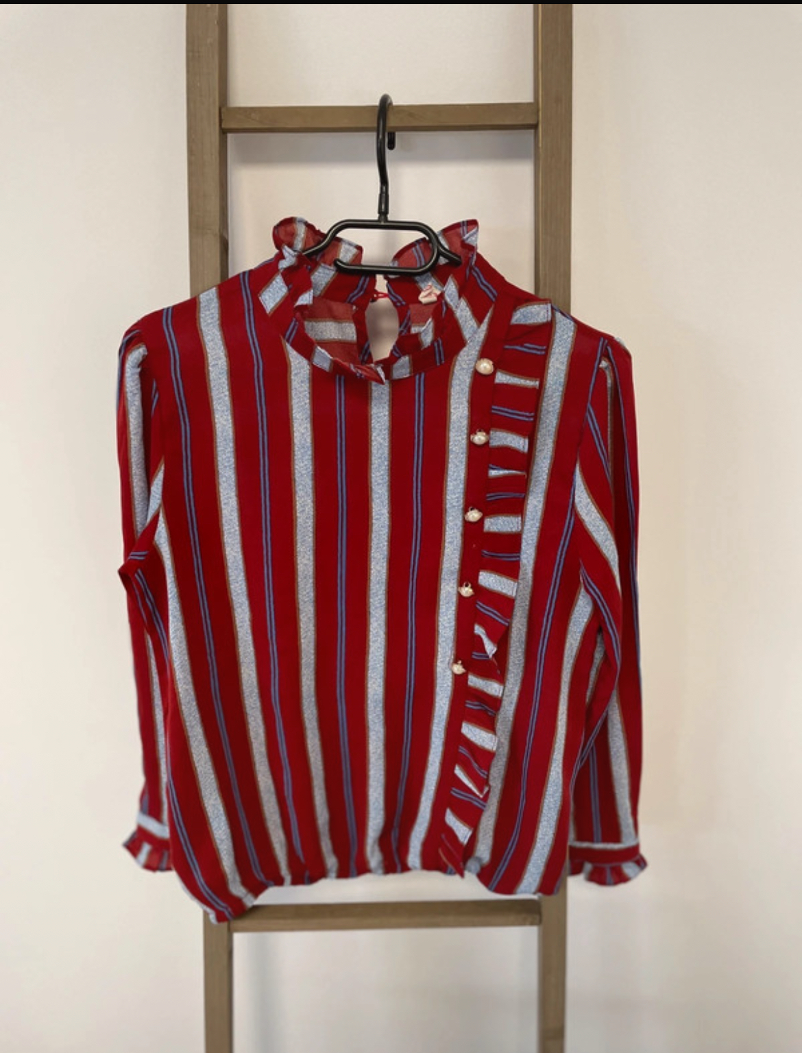 Blouse bordeaux, M