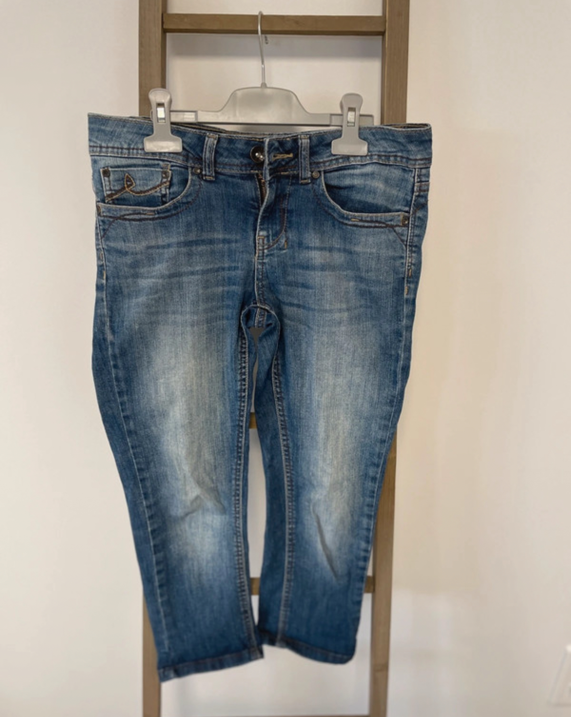 Pantacourt en jean, Camaieu, 36