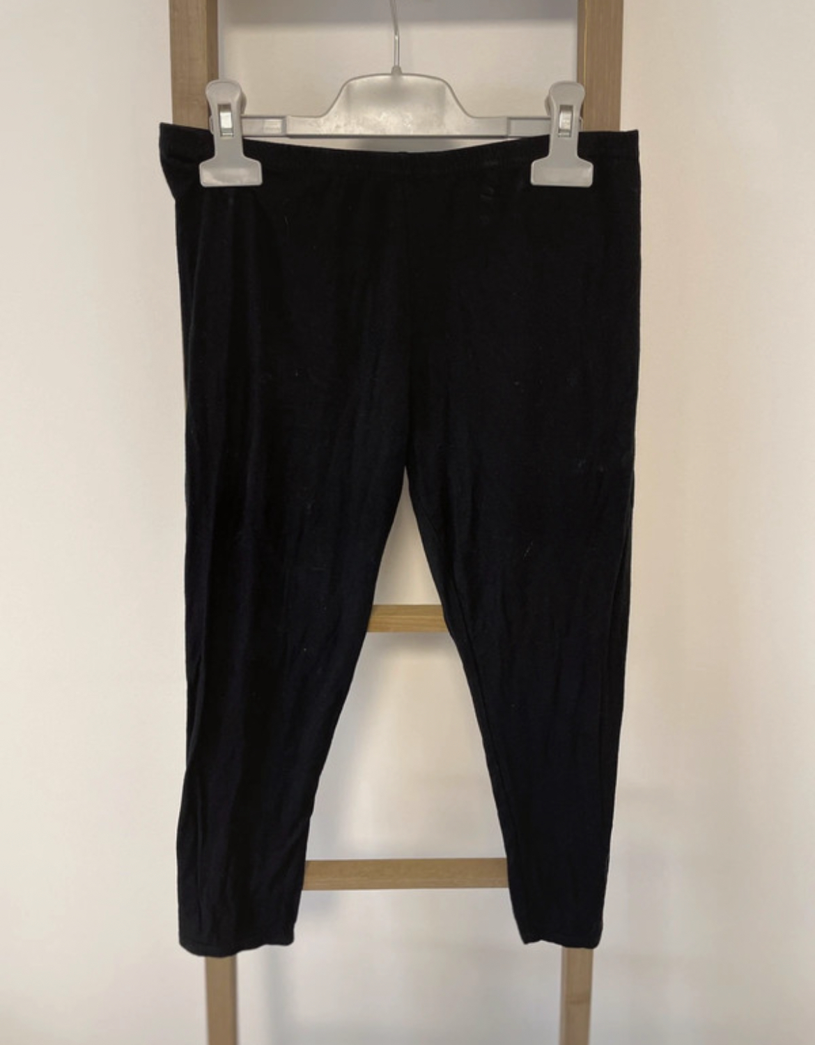 Legging noir pantacourt, TU