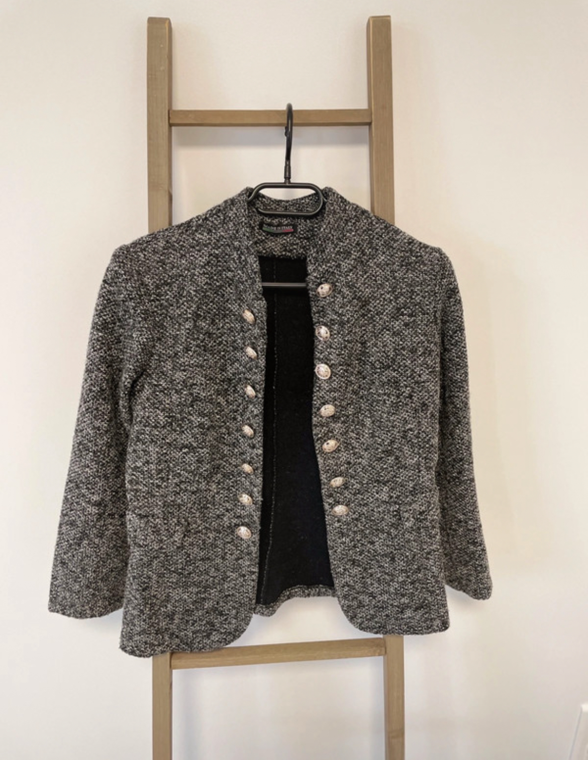 Veste grise, Made in Italy, M