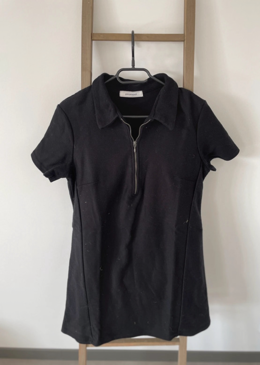 Robe polo noire, Promod, 40
