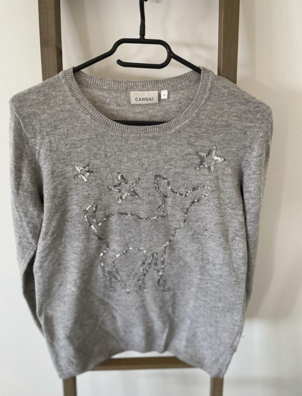 Pull gris, C&A, S