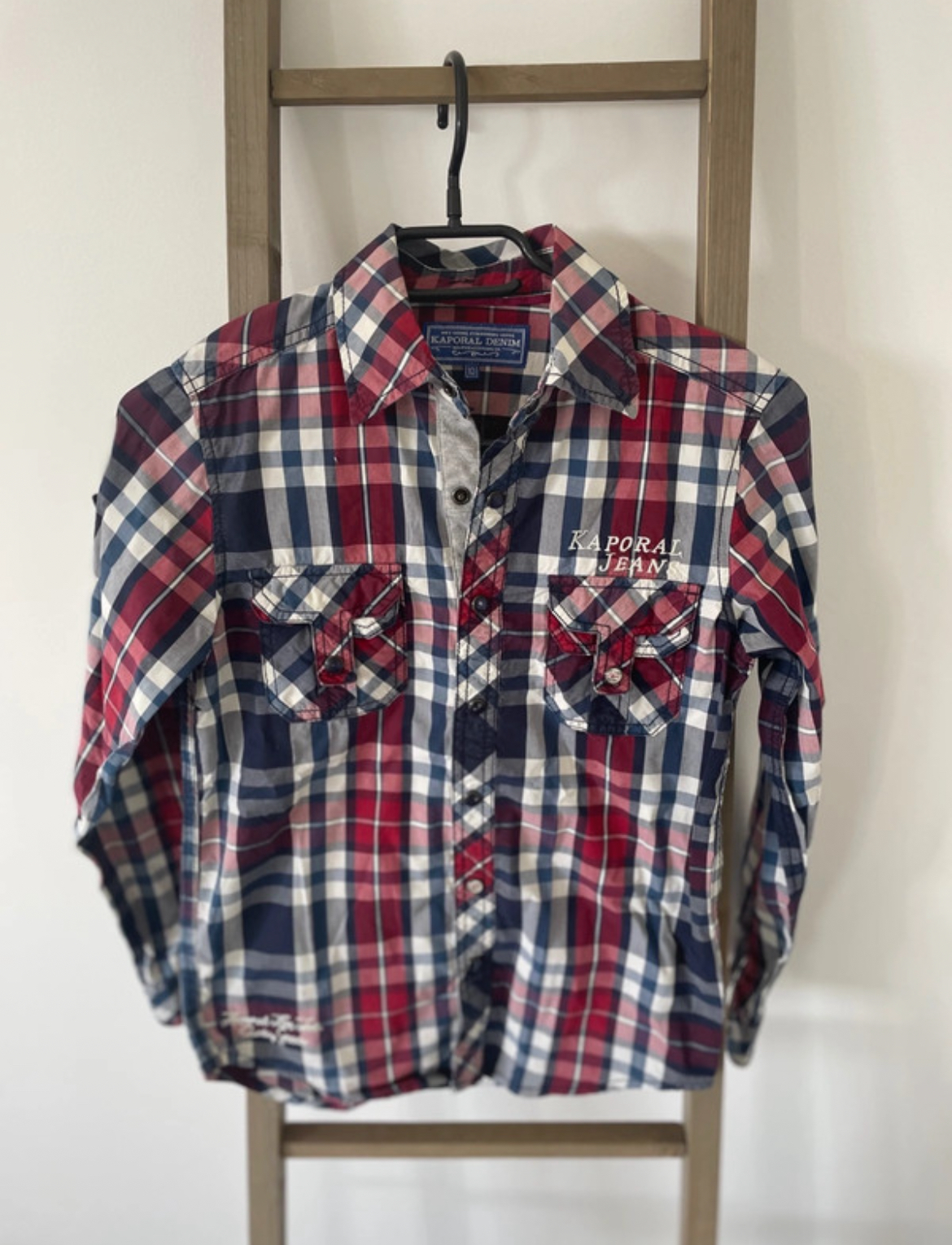 Chemise à carreaux, Kaporal, 10 ans