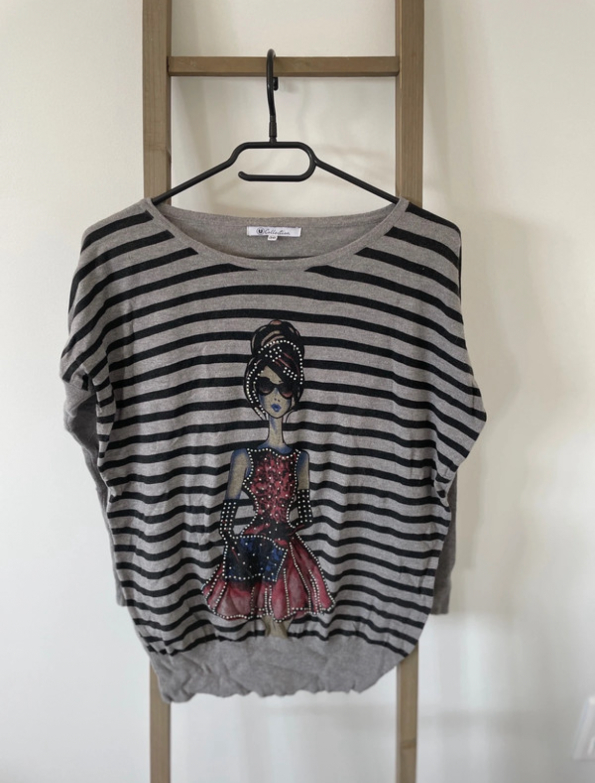 Pull rayé, U collection, 36