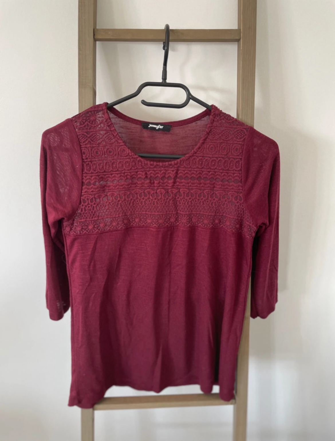 Blouse bordeaux, Jennyfer, 36