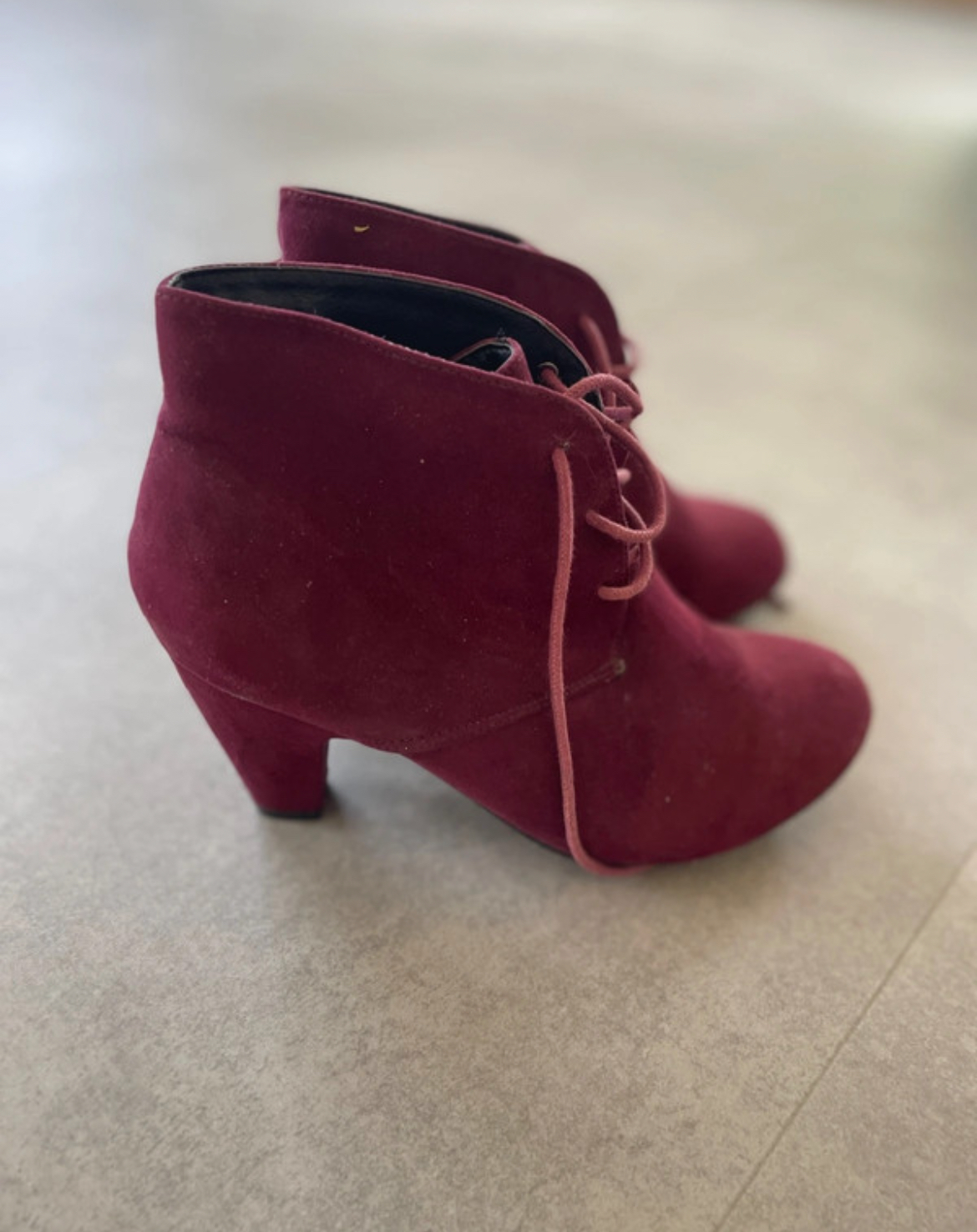 Bottines Lie de vin, Sahara, 37