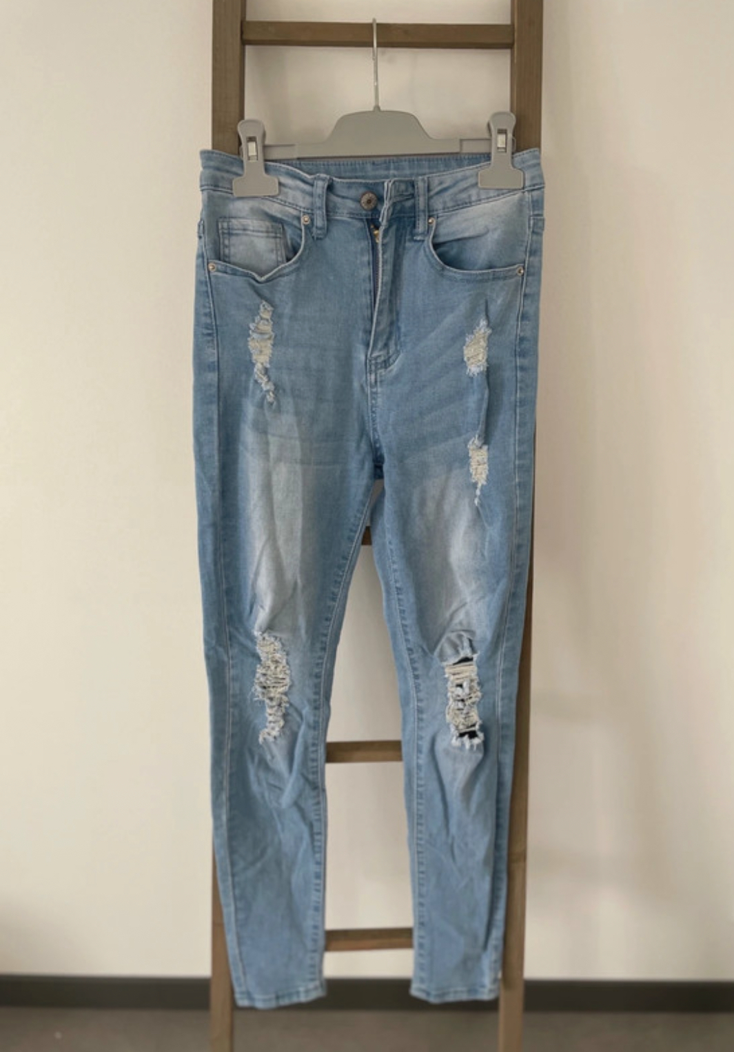 Jean bleu ciel, Shein, XXS